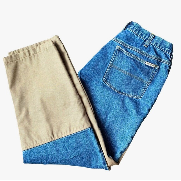 Columbia Sz 34 X 31 Brush Guard Reinforced Canvas Denim Hunting Jeans Pants - Picture 8 of 11